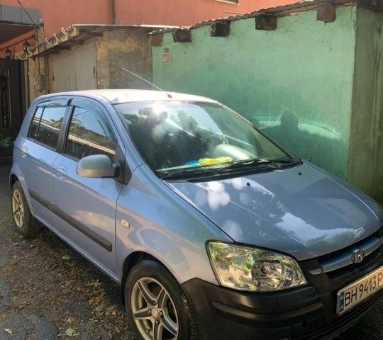 Синий Хендай Гетц, объемом двигателя 1.3 л и пробегом 350 тыс. км за 3200 $, фото 1 на Automoto.ua