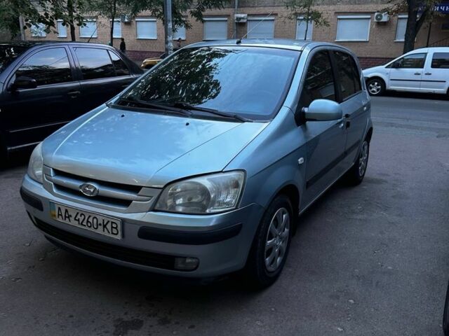 Синий Хендай Гетц, объемом двигателя 1.4 л и пробегом 214 тыс. км за 3000 $, фото 1 на Automoto.ua