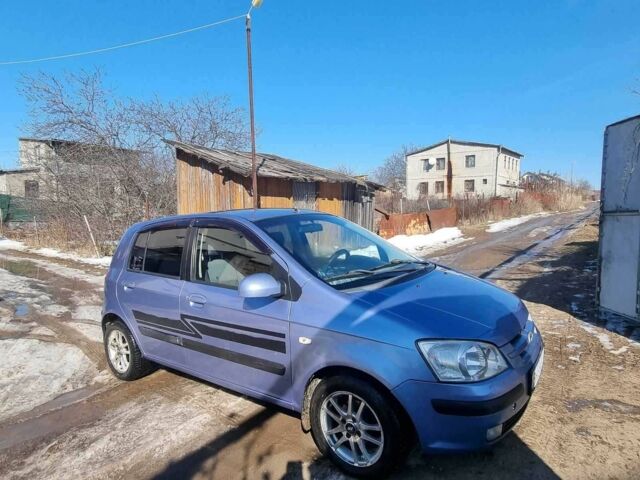 Синий Хендай Гетц, объемом двигателя 1.3 л и пробегом 222 тыс. км за 4299 $, фото 1 на Automoto.ua