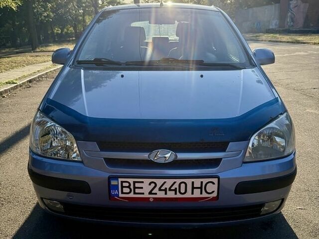 Синій Хендай Гетц, об'ємом двигуна 1.3 л та пробігом 204 тис. км за 4501 $, фото 1 на Automoto.ua