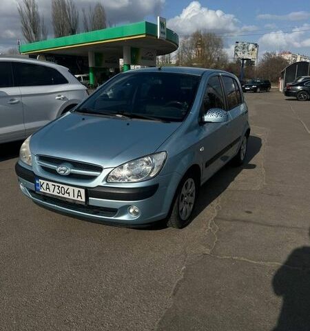 Синий Хендай Гетц, объемом двигателя 1.4 л и пробегом 215 тыс. км за 4500 $, фото 1 на Automoto.ua