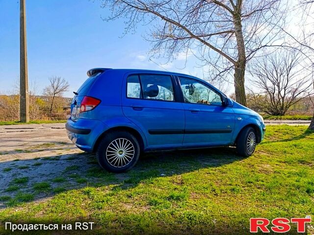 Синий Хендай Гетц, объемом двигателя 1.5 л и пробегом 240 тыс. км за 3500 $, фото 1 на Automoto.ua