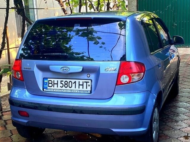 Синий Хендай Гетц, объемом двигателя 1.3 л и пробегом 180 тыс. км за 3500 $, фото 1 на Automoto.ua