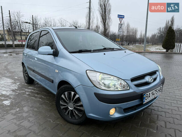 Синий Хендай Гетц, объемом двигателя 1.4 л и пробегом 198 тыс. км за 5300 $, фото 1 на Automoto.ua