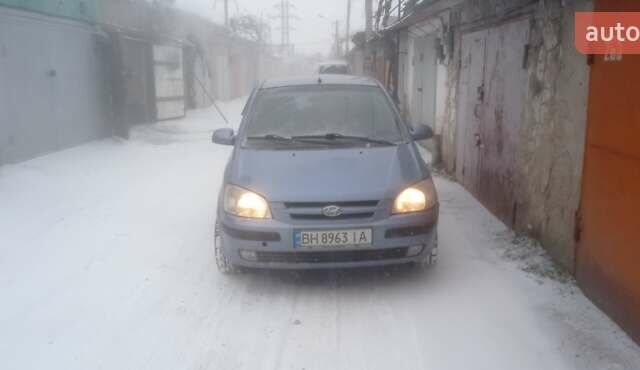 Синий Хендай Гетц, объемом двигателя 1.34 л и пробегом 243 тыс. км за 4200 $, фото 1 на Automoto.ua