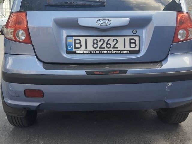 Синий Хендай Гетц, объемом двигателя 1.34 л и пробегом 234 тыс. км за 2550 $, фото 1 на Automoto.ua