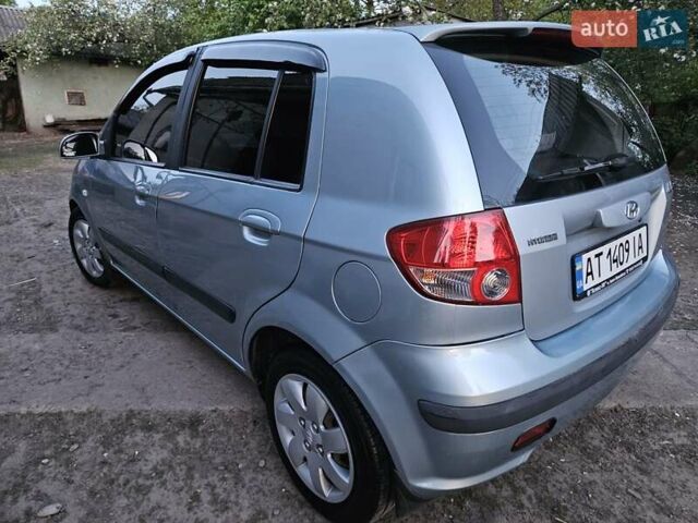 Синий Хендай Гетц, объемом двигателя 1.3 л и пробегом 166 тыс. км за 3500 $, фото 1 на Automoto.ua