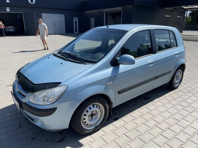 Синій Хендай Гетц, об'ємом двигуна 1.1 л та пробігом 180 тис. км за 3922 $, фото 1 на Automoto.ua
