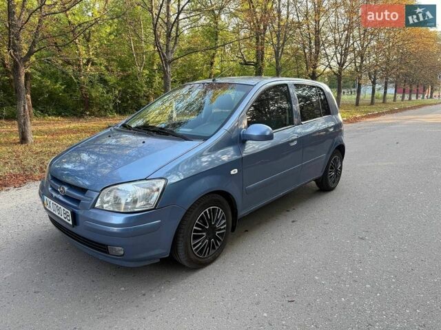 Синий Хендай Гетц, объемом двигателя 1.34 л и пробегом 162 тыс. км за 4200 $, фото 1 на Automoto.ua