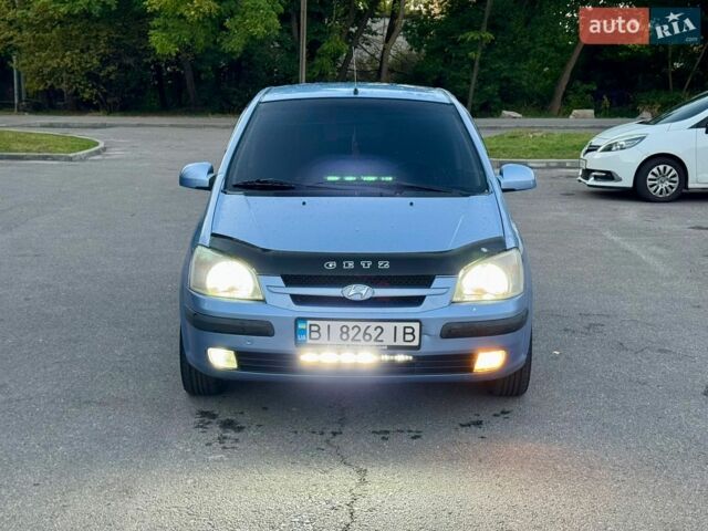 Синий Хендай Гетц, объемом двигателя 1.34 л и пробегом 212 тыс. км за 3200 $, фото 1 на Automoto.ua