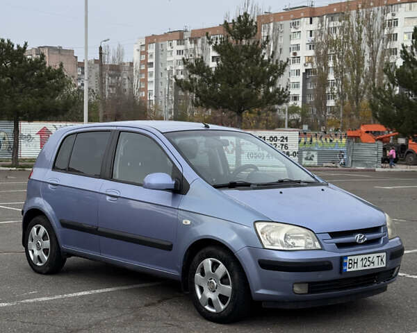 Синий Хендай Гетц, объемом двигателя 1.34 л и пробегом 224 тыс. км за 4800 $, фото 1 на Automoto.ua
