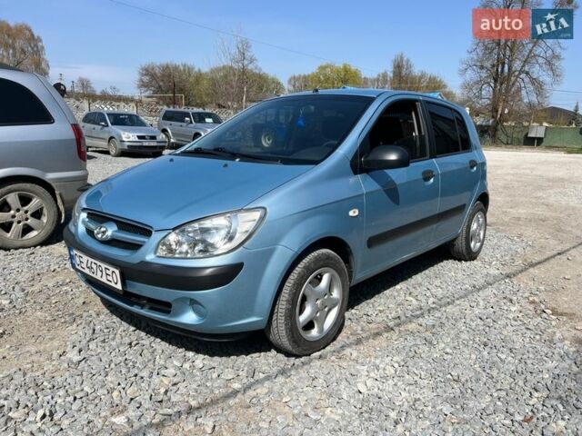 Синий Хендай Гетц, объемом двигателя 1.09 л и пробегом 200 тыс. км за 4200 $, фото 1 на Automoto.ua