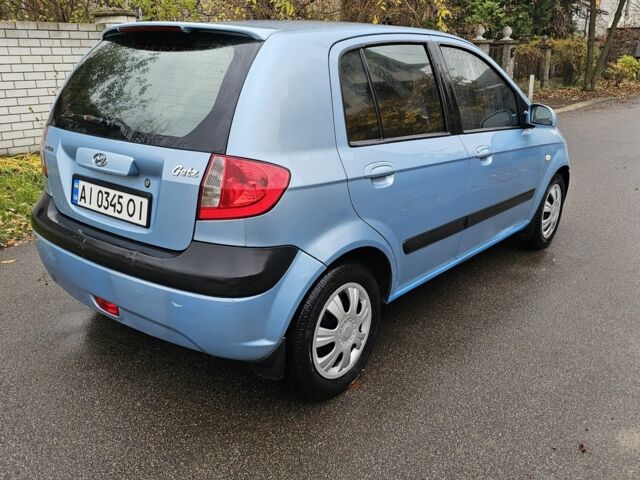 Синий Хендай Гетц, объемом двигателя 1.4 л и пробегом 234 тыс. км за 3800 $, фото 1 на Automoto.ua