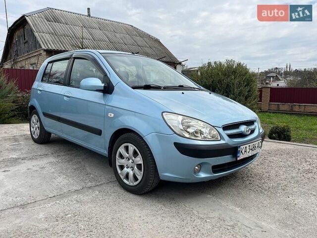 Синий Хендай Гетц, объемом двигателя 1.4 л и пробегом 243 тыс. км за 4850 $, фото 1 на Automoto.ua
