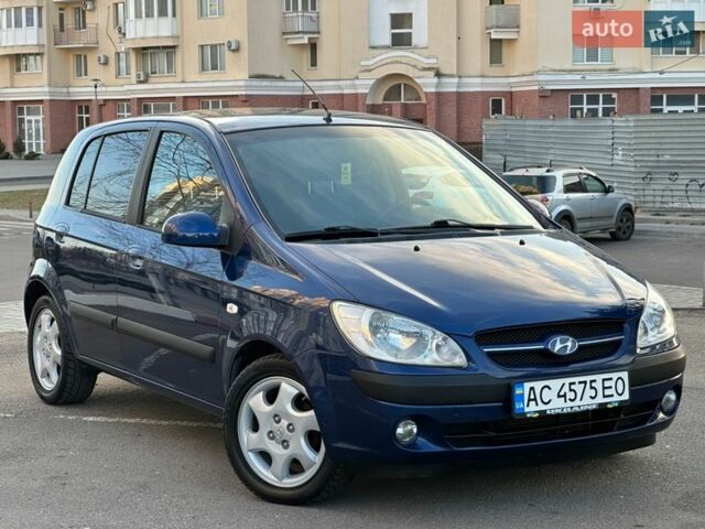 Синий Хендай Гетц, объемом двигателя 1.6 л и пробегом 208 тыс. км за 5499 $, фото 1 на Automoto.ua