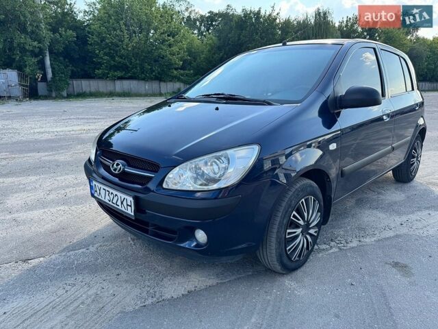 Синий Хендай Гетц, объемом двигателя 1.6 л и пробегом 189 тыс. км за 5500 $, фото 1 на Automoto.ua