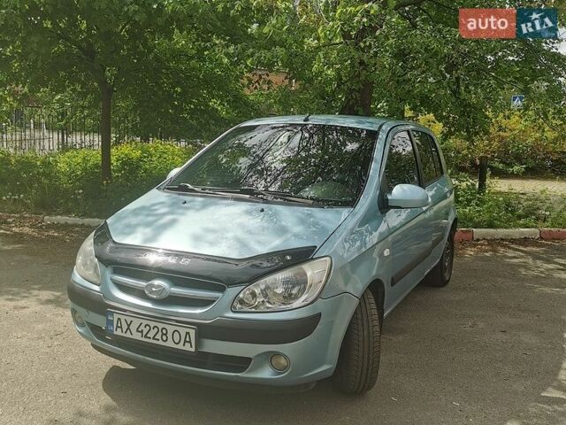 Синий Хендай Гетц, объемом двигателя 1.34 л и пробегом 273 тыс. км за 2500 $, фото 1 на Automoto.ua