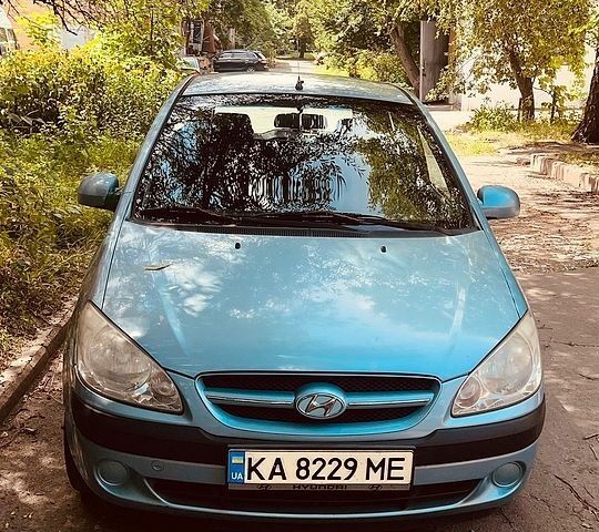 Синий Хендай Гетц, объемом двигателя 1.4 л и пробегом 150 тыс. км за 3999 $, фото 1 на Automoto.ua