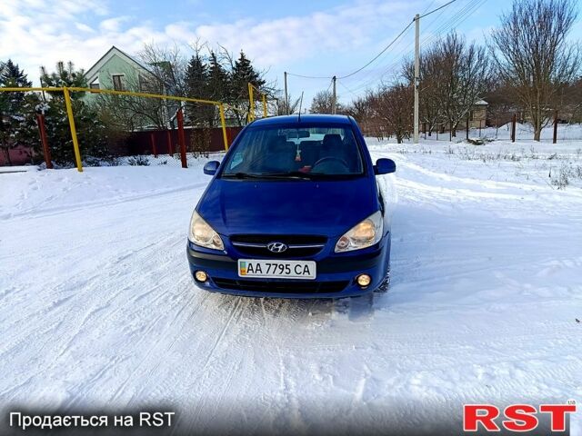 Синий Хендай Гетц, объемом двигателя 1.4 л и пробегом 141 тыс. км за 5600 $, фото 1 на Automoto.ua