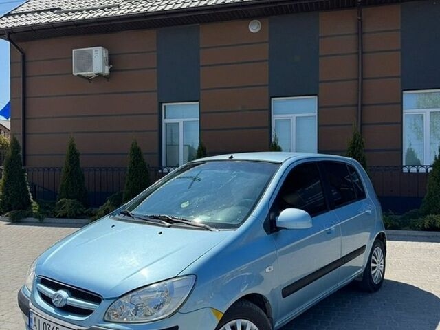 Синий Хендай Гетц, объемом двигателя 1.4 л и пробегом 237 тыс. км за 4299 $, фото 1 на Automoto.ua