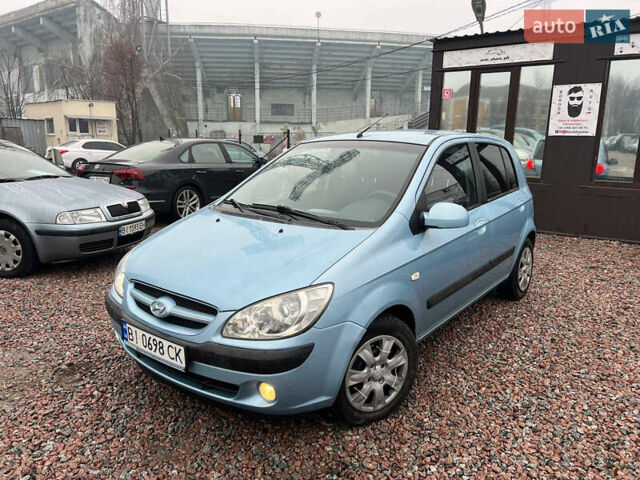 Синий Хендай Гетц, объемом двигателя 1.6 л и пробегом 161 тыс. км за 5499 $, фото 1 на Automoto.ua