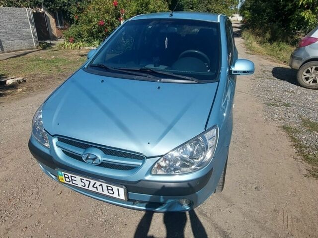 Синий Хендай Гетц, объемом двигателя 1.4 л и пробегом 149 тыс. км за 5700 $, фото 1 на Automoto.ua
