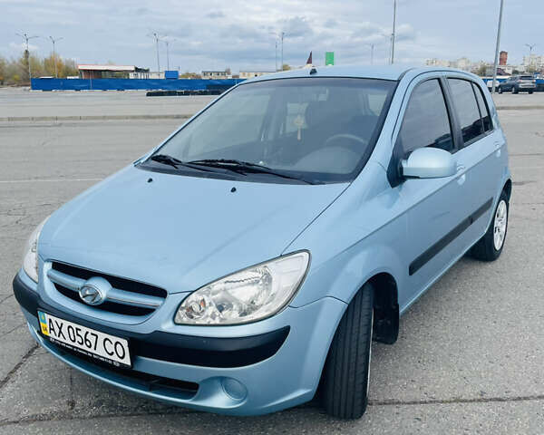 Синий Хендай Гетц, объемом двигателя 1.4 л и пробегом 130 тыс. км за 5700 $, фото 1 на Automoto.ua