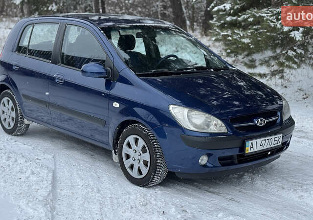 Синий Хендай Гетц, объемом двигателя 1.6 л и пробегом 177 тыс. км за 5750 $, фото 1 на Automoto.ua