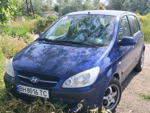 Синий Хендай Гетц, объемом двигателя 1.4 л и пробегом 155 тыс. км за 5000 $, фото 1 на Automoto.ua