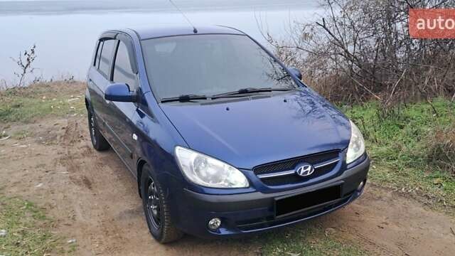 Синий Хендай Гетц, объемом двигателя 1.4 л и пробегом 151 тыс. км за 5100 $, фото 1 на Automoto.ua