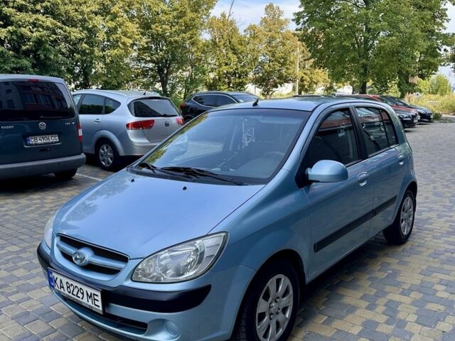 Синий Хендай Гетц, объемом двигателя 1.4 л и пробегом 150 тыс. км за 4770 $, фото 1 на Automoto.ua