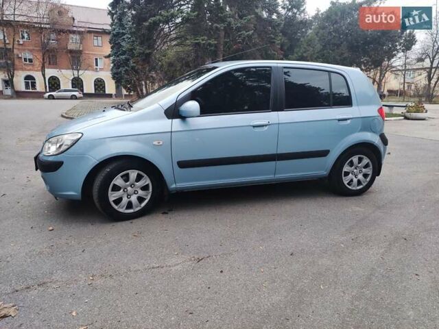 Синий Хендай Гетц, объемом двигателя 1.6 л и пробегом 96 тыс. км за 6300 $, фото 1 на Automoto.ua