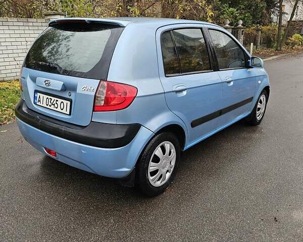 Синий Хендай Гетц, объемом двигателя 1.4 л и пробегом 234 тыс. км за 3800 $, фото 1 на Automoto.ua