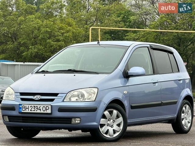 Синий Хендай Гетц, объемом двигателя 1.6 л и пробегом 190 тыс. км за 3600 $, фото 1 на Automoto.ua