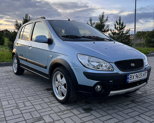 Синий Хендай Гетц, объемом двигателя 1.4 л и пробегом 168 тыс. км за 5000 $, фото 1 на Automoto.ua