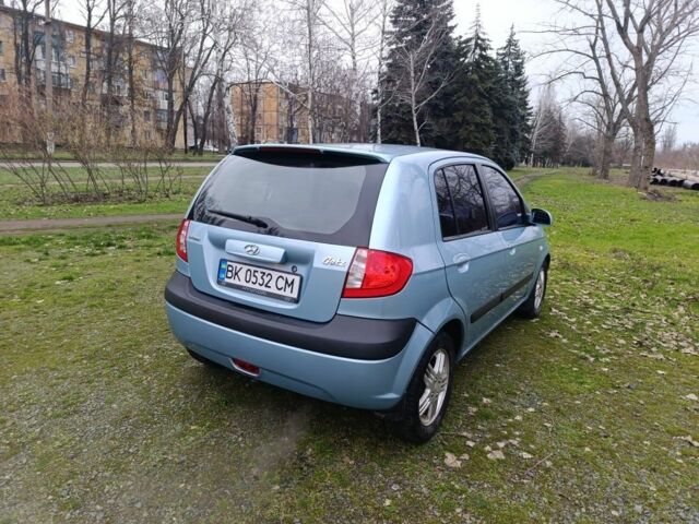 Синий Хендай Гетц, объемом двигателя 1.4 л и пробегом 210 тыс. км за 4500 $, фото 1 на Automoto.ua