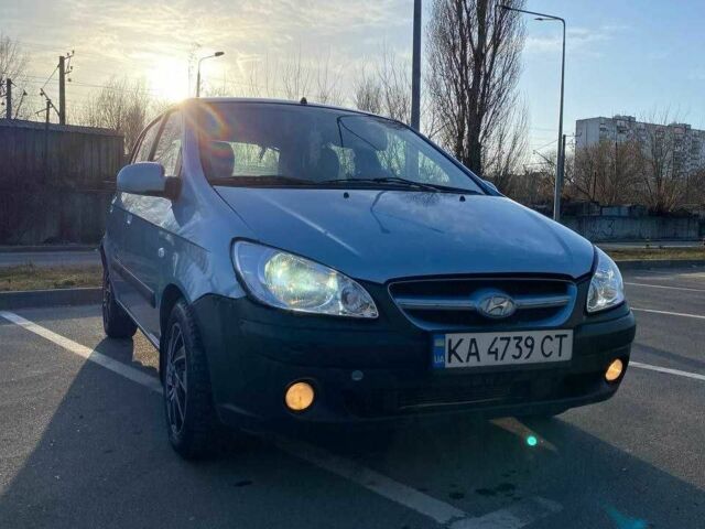 Синий Хендай Гетц, объемом двигателя 1.6 л и пробегом 292 тыс. км за 4500 $, фото 1 на Automoto.ua