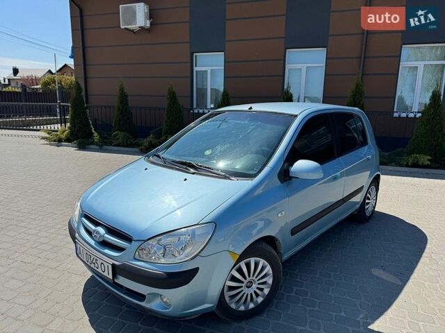 Синий Хендай Гетц, объемом двигателя 1.4 л и пробегом 238 тыс. км за 3999 $, фото 1 на Automoto.ua
