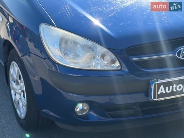 Синий Хендай Гетц, объемом двигателя 1.4 л и пробегом 175 тыс. км за 4990 $, фото 1 на Automoto.ua