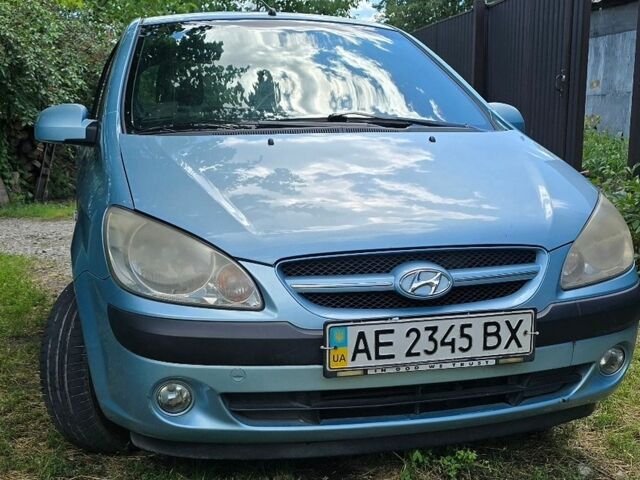 Синий Хендай Гетц, объемом двигателя 1.4 л и пробегом 159 тыс. км за 4999 $, фото 1 на Automoto.ua