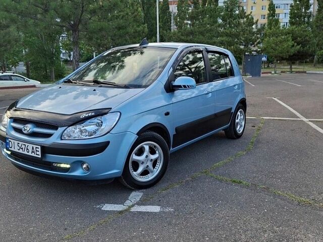 Синий Хендай Гетц, объемом двигателя 1.4 л и пробегом 220 тыс. км за 4200 $, фото 1 на Automoto.ua