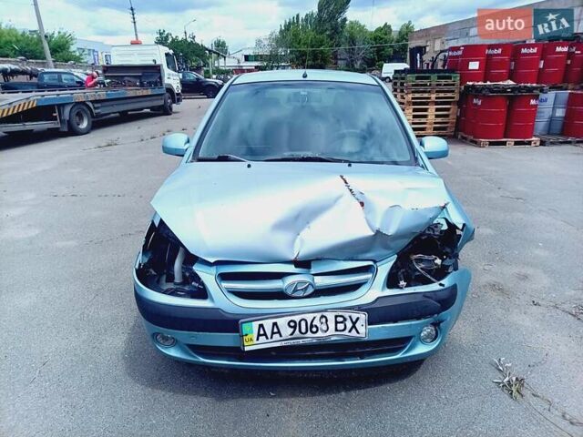 Синий Хендай Гетц, объемом двигателя 1.4 л и пробегом 113 тыс. км за 3000 $, фото 1 на Automoto.ua