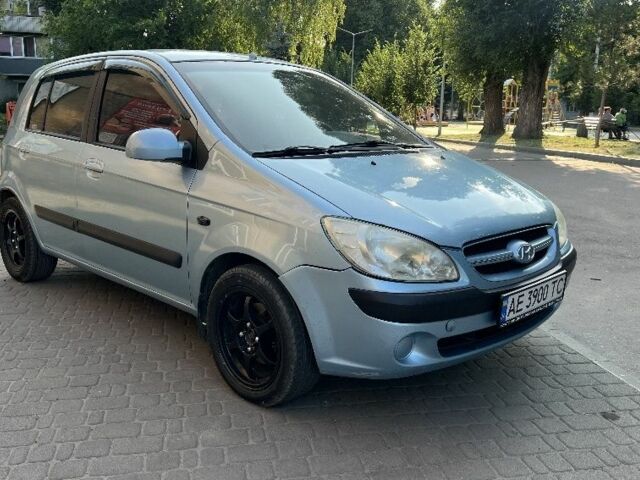 Синий Хендай Гетц, объемом двигателя 1.4 л и пробегом 204 тыс. км за 3999 $, фото 1 на Automoto.ua