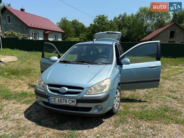 Синий Хендай Гетц, объемом двигателя 1.4 л и пробегом 133 тыс. км за 5700 $, фото 1 на Automoto.ua