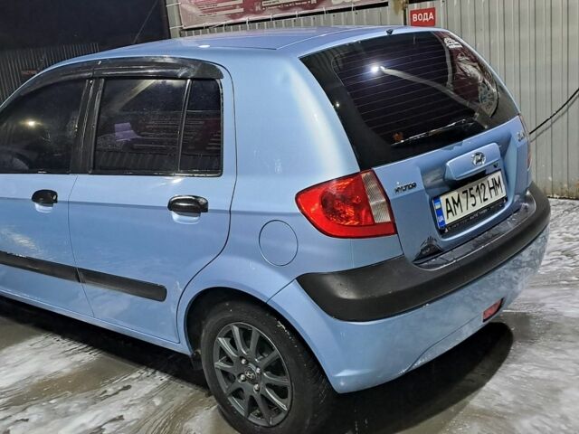 Синий Хендай Гетц, объемом двигателя 1.1 л и пробегом 140 тыс. км за 4300 $, фото 1 на Automoto.ua