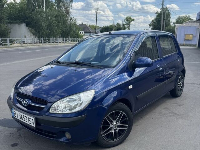 Синий Хендай Гетц, объемом двигателя 1.4 л и пробегом 170 тыс. км за 5500 $, фото 1 на Automoto.ua