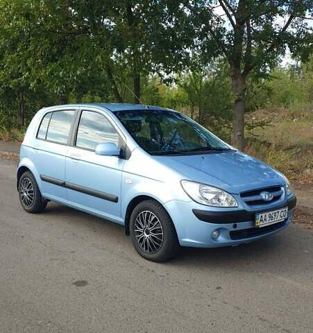 Синий Хендай Гетц, объемом двигателя 1.4 л и пробегом 177 тыс. км за 5600 $, фото 1 на Automoto.ua