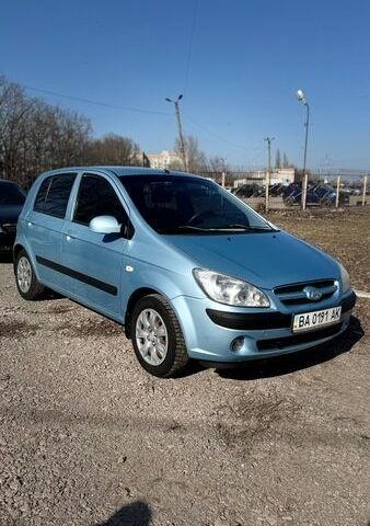 Синий Хендай Гетц, объемом двигателя 1.4 л и пробегом 73 тыс. км за 4400 $, фото 1 на Automoto.ua