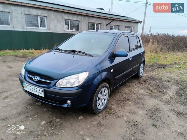 Синий Хендай Гетц, объемом двигателя 1.6 л и пробегом 228 тыс. км за 3850 $, фото 1 на Automoto.ua