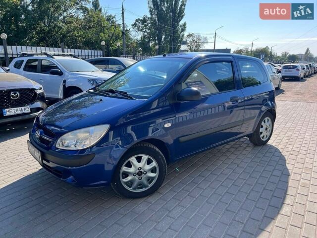 Синій Хендай Гетц, об'ємом двигуна 1.1 л та пробігом 163 тис. км за 3300 $, фото 1 на Automoto.ua